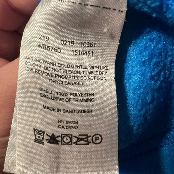 Columbia Blue Fleece Youth Large 14/16 - Picture 7 of 7